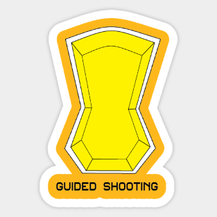 Guided Shooting Sticker